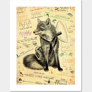 Fox in Bioacoustics Posters and Art